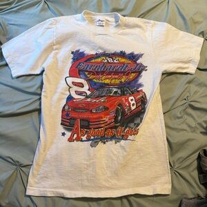 Earnhardt Jr. White Racing Car Kids Tee